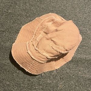 Khaki Patchwork Bucket Hat